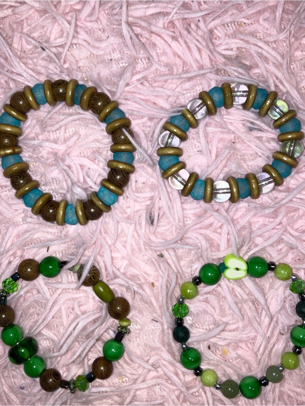 Handmade Beaded Stretch Bracelets